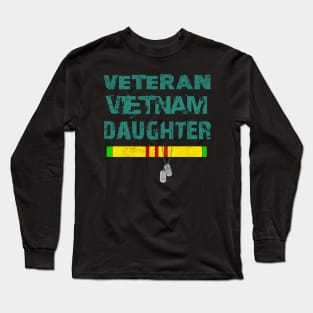 Veteran Vietnam Daughter Long Sleeve T-Shirt